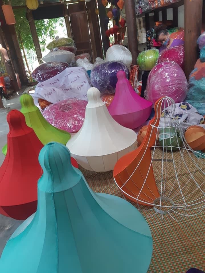 Hình ảnh xưởng sản xuất lồng đèn Hội An Thanh Trúc