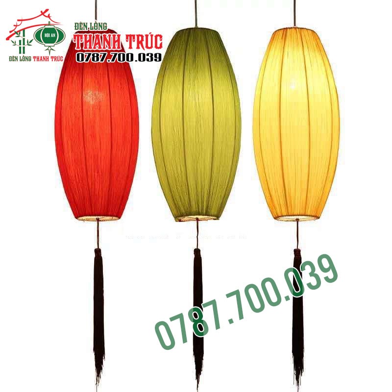 Lồng đèn Treo Trần Vải Nhún 45cm